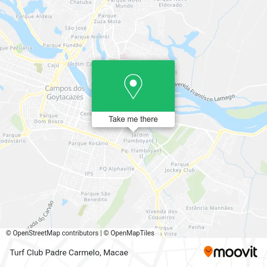 Turf Club Padre Carmelo map