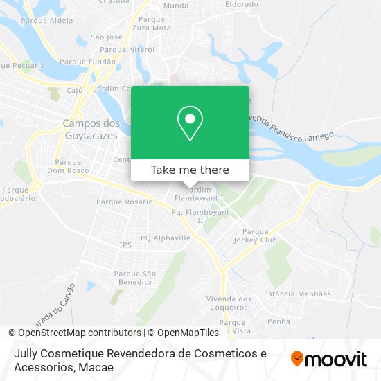 Jully Cosmetique Revendedora de Cosmeticos e Acessorios map