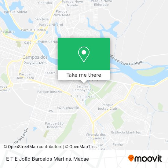 E T E João Barcelos Martins map