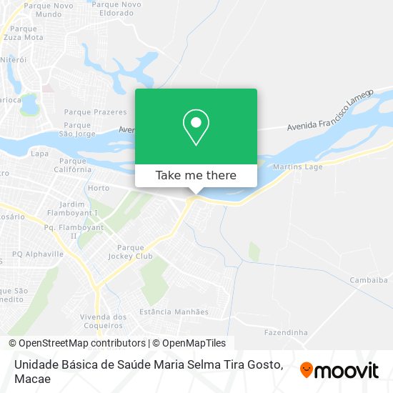 Unidade Básica de Saúde Maria Selma Tira Gosto map
