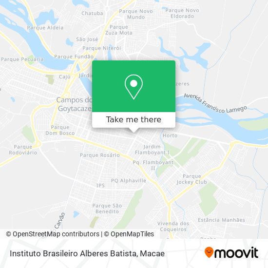 Instituto Brasileiro Alberes Batista map