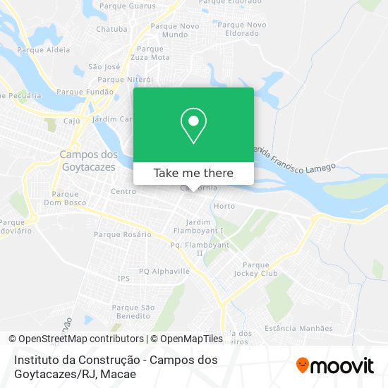 Instituto da Construção - Campos dos Goytacazes / RJ map