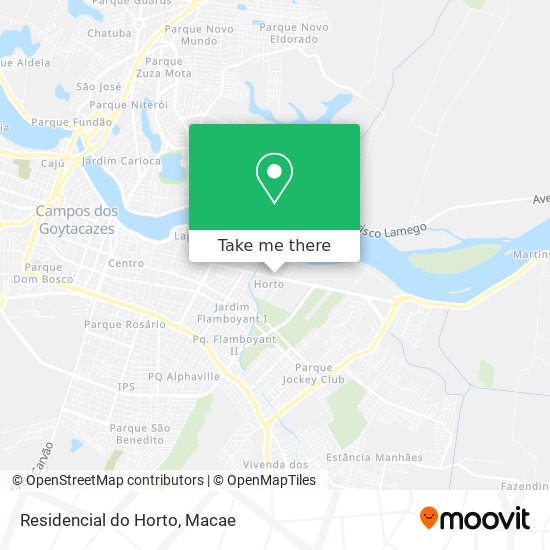 Residencial do Horto map