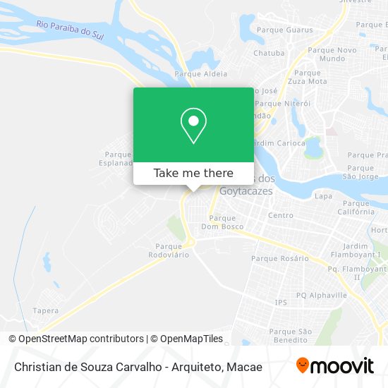 Christian de Souza Carvalho - Arquiteto map