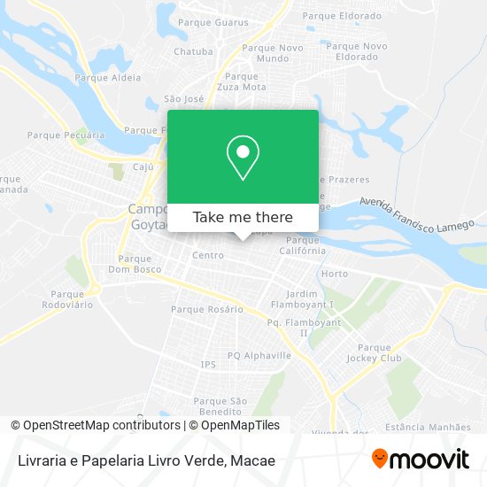 Livraria e Papelaria Livro Verde map
