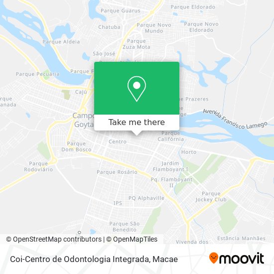 Coi-Centro de Odontologia Integrada map