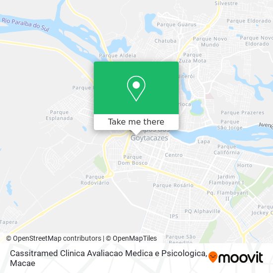 Cassitramed Clinica Avaliacao Medica e Psicologica map