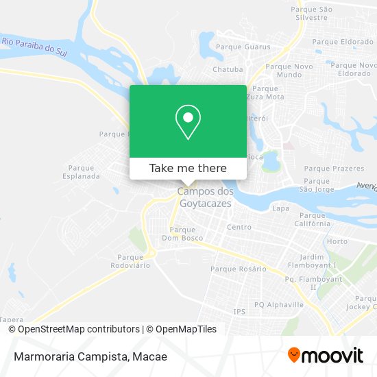 Marmoraria Campista map