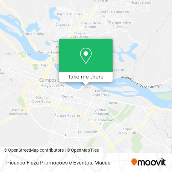 Picanco Fiuza Promocoes e Eventos map