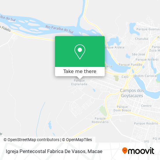Igreja Pentecostal Fabrica De Vasos map