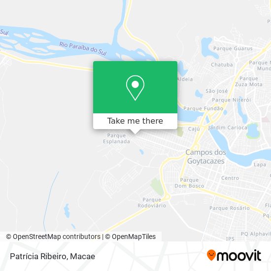 Patrícia Ribeiro map