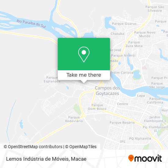 Lemos Indústria de Móveis map