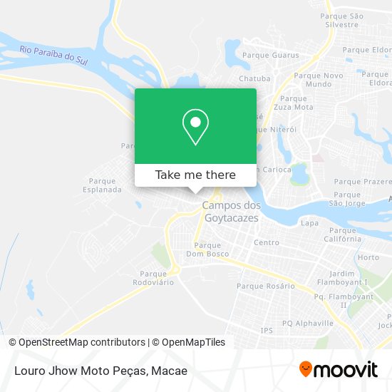 Louro Jhow Moto Peças map