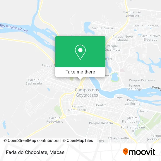 Fada do Chocolate map