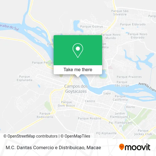 M.C. Dantas Comercio e Distribuicao map