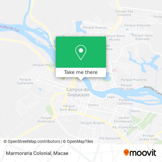 Marmoraria Colonial map