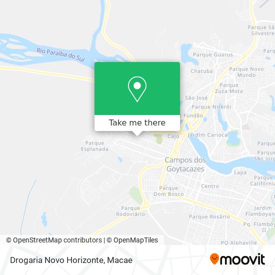 Drogaria Novo Horizonte map