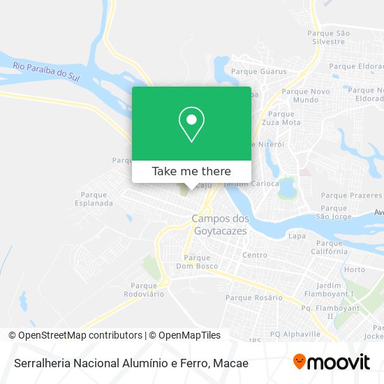Serralheria Nacional Alumínio e Ferro map
