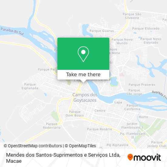 Mendes dos Santos-Suprimentos e Serviços Ltda map