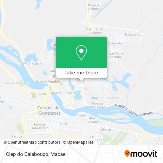 Ciep do Calabouço map