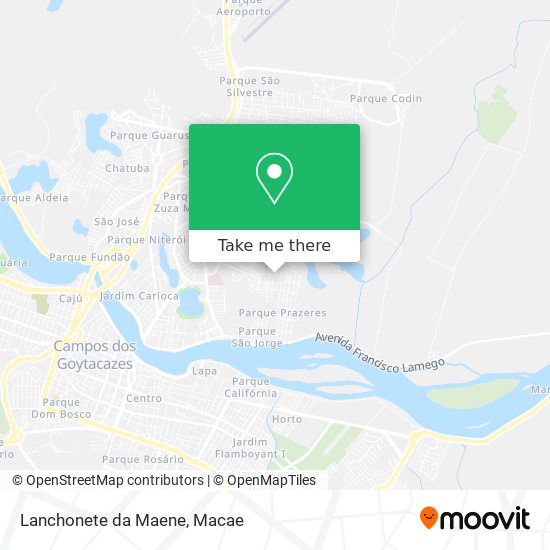 Lanchonete da Maene map