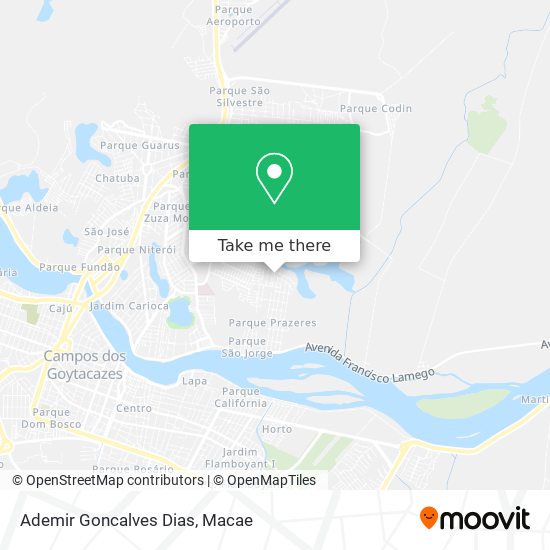 Ademir Goncalves Dias map