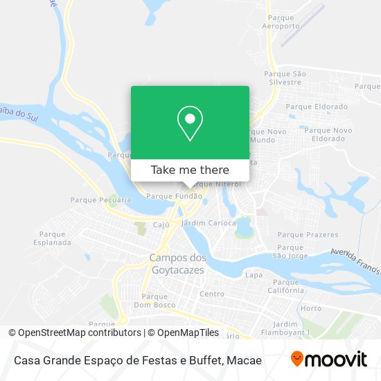 Casa Grande Espaço de Festas e Buffet map