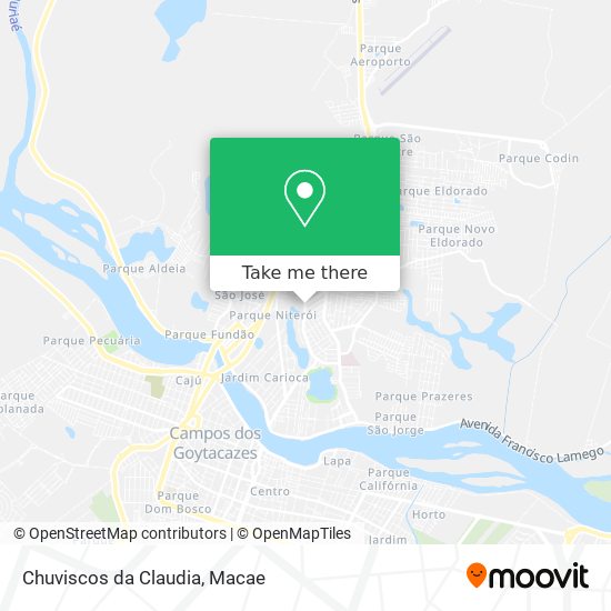 Chuviscos da Claudia map