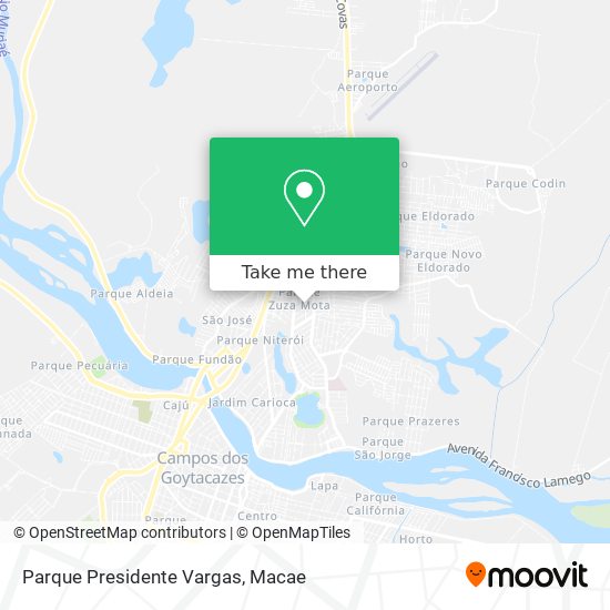 Parque Presidente Vargas map