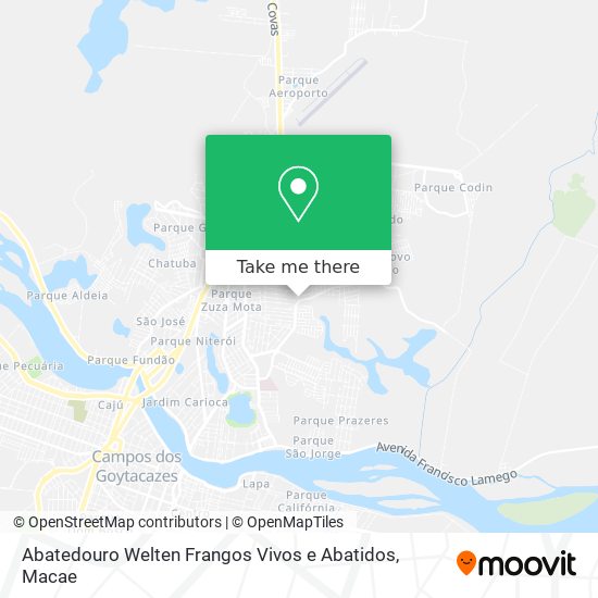 Abatedouro Welten Frangos Vivos e Abatidos map