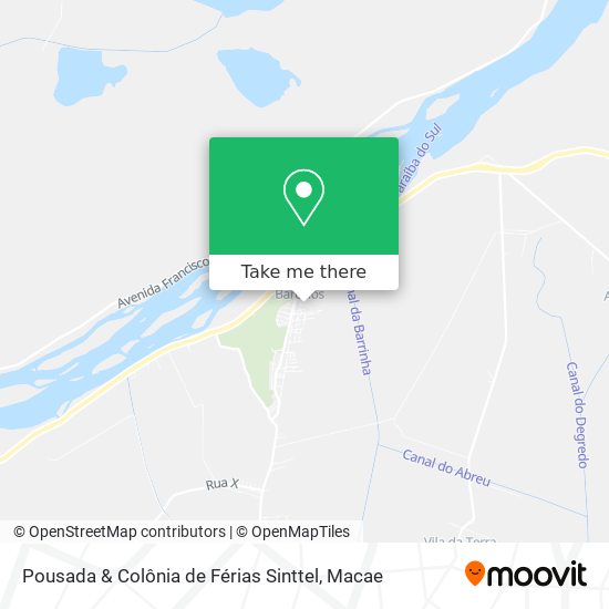 Pousada & Colônia de Férias Sinttel map