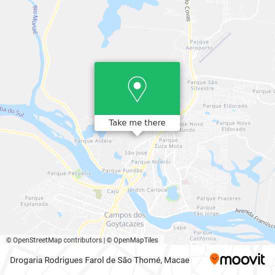 Drogaria Rodrigues Farol de São Thomé map