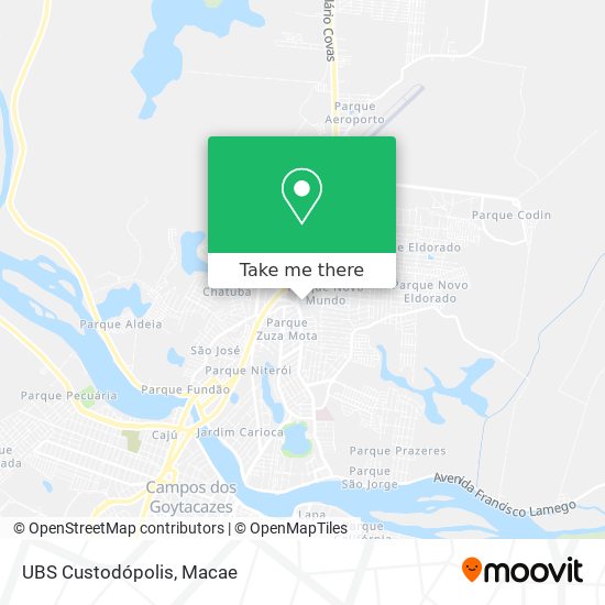 UBS Custodópolis map