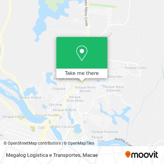 Megalog Logística e Transportes map