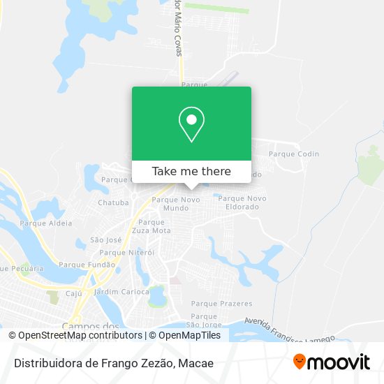 Distribuidora de Frango Zezão map