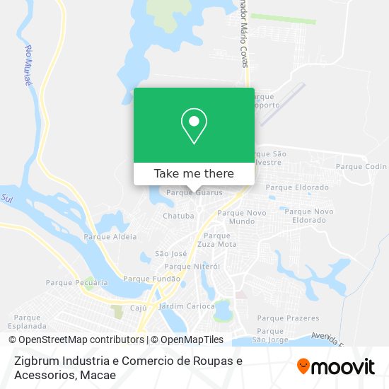 Zigbrum Industria e Comercio de Roupas e Acessorios map