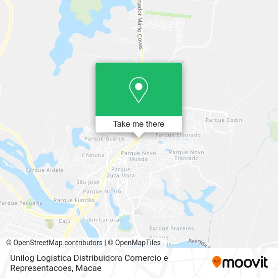 Unilog Logistica Distribuidora Comercio e Representacoes map