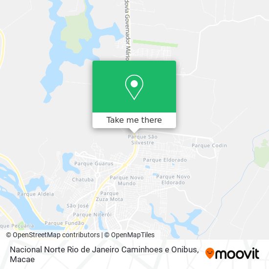 Nacional Norte Rio de Janeiro Caminhoes e Onibus map