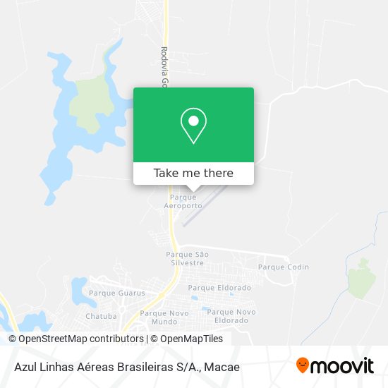 Azul Linhas Aéreas Brasileiras S / A. map