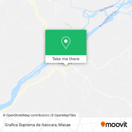 Grafica Suprema de Itaocara map