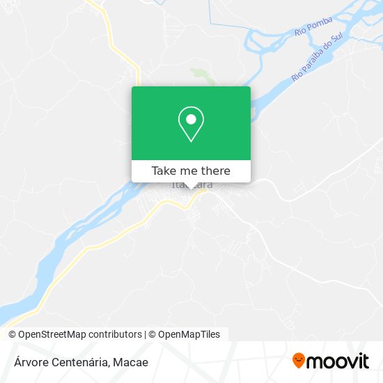 Árvore Centenária map
