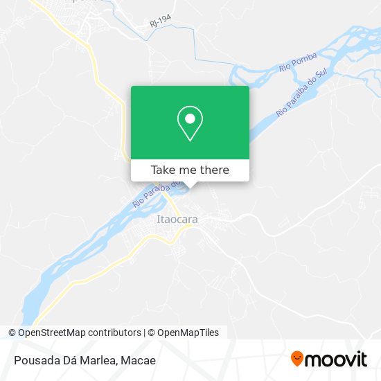 Pousada Dá Marlea map