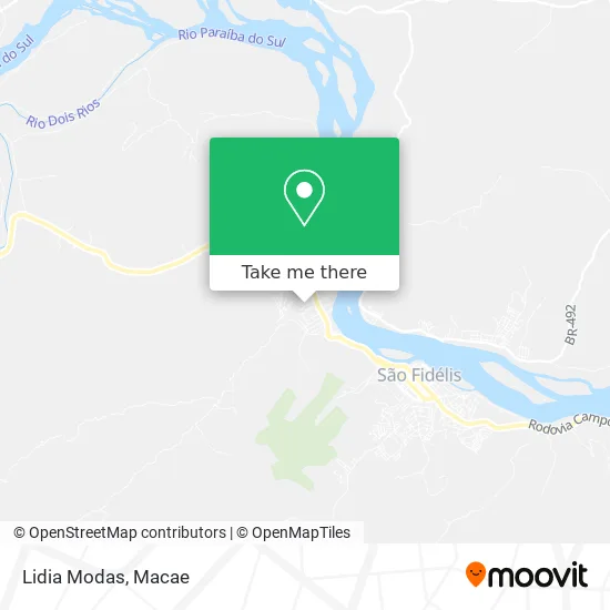 Lidia Modas map
