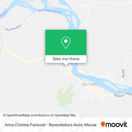 Anna Cristina Panisset - Revendedora Avon map