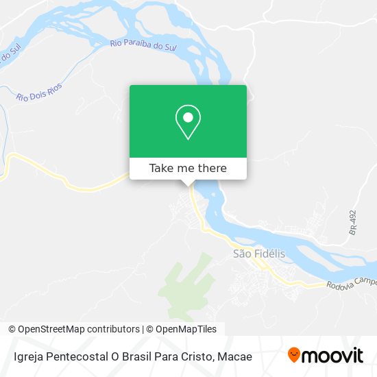 Igreja Pentecostal O Brasil Para Cristo map