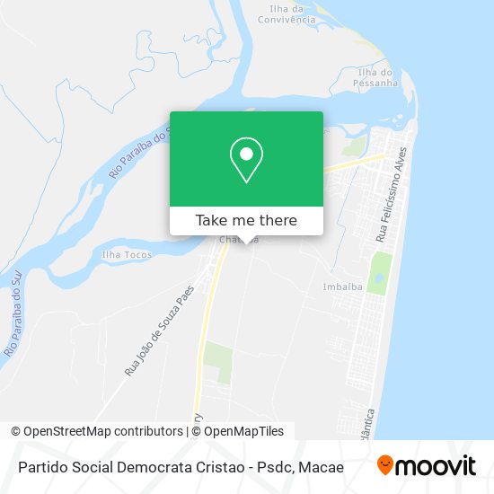 Partido Social Democrata Cristao - Psdc map