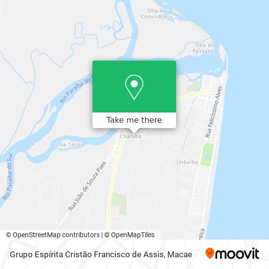 Grupo Espírita Cristão Francisco de Assis map