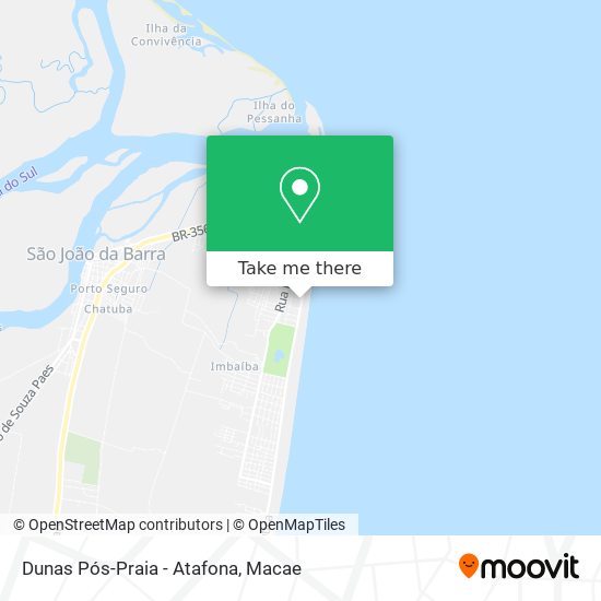 Dunas Pós-Praia - Atafona map