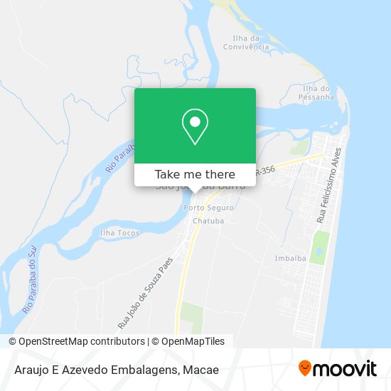 Araujo E Azevedo Embalagens map