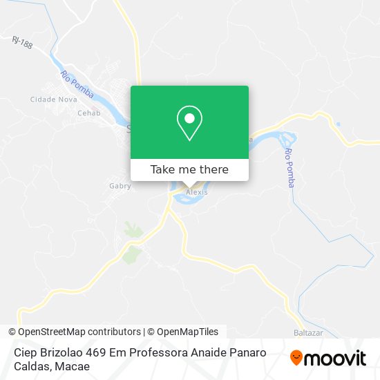 Ciep Brizolao 469 Em Professora Anaide Panaro Caldas map